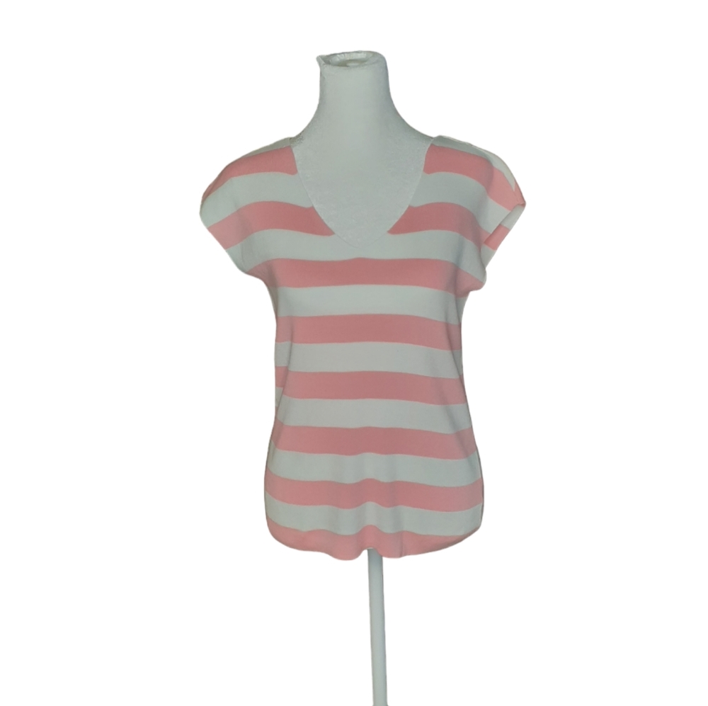 Talbot New W/Tags Top size SP Pink & White.
